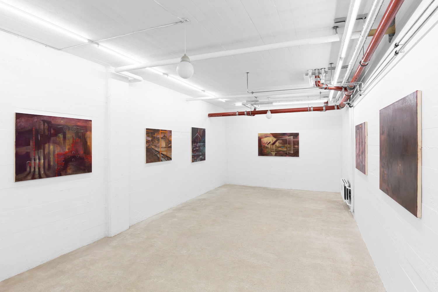 Cecilie Norgaard, Installation view at Matteo Cantarella, 19.01.24 - 09.03.24