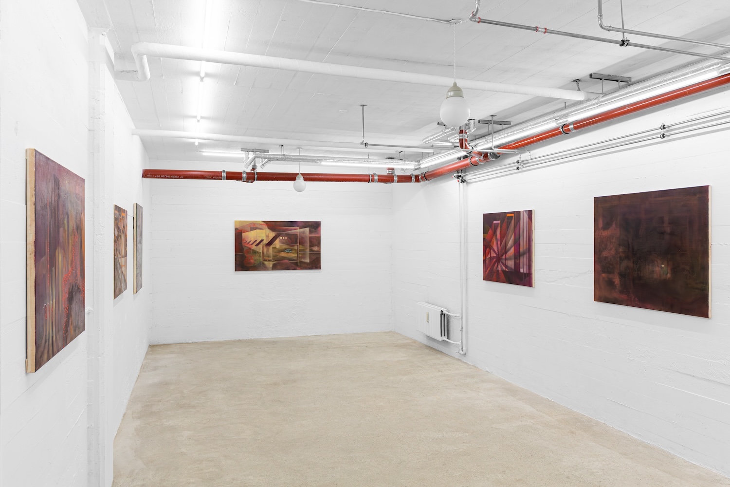 Cecilie Norgaard, Installation view at Matteo Cantarella, 19.01.24 - 09.03.24