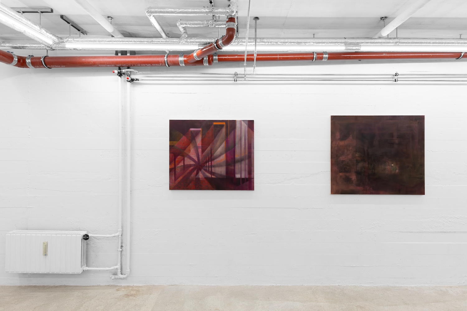 Cecilie Norgaard, Installation view at Matteo Cantarella, 19.01.24 - 09.03.24