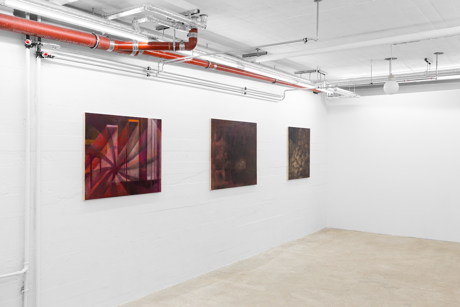 Cecilie Norgaard, Installation view at Matteo Cantarella, 19.01.24 - 09.03.24